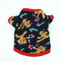Stylish Fleece Dog Jacket Warm Winter Coat for Small Breeds
