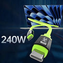 Type C Fast Charging Charger For Samsung Huawei Xiaomi Type C USB Quick Charger Cable Date Sync Nylon Braided Wire Charger Cable