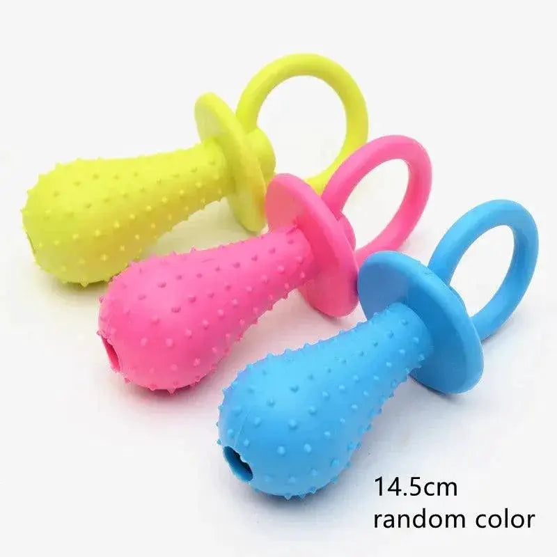 Rubber Pet Dental Health Aid Chew Toy For Small Dogs