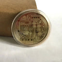 Gold Plated Bitcoin Collectible Coin