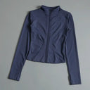 Slim Fit Sports Jacket Stand Collar Breathable