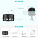 Smart Outdoor IP Camera for Homes Security With AI