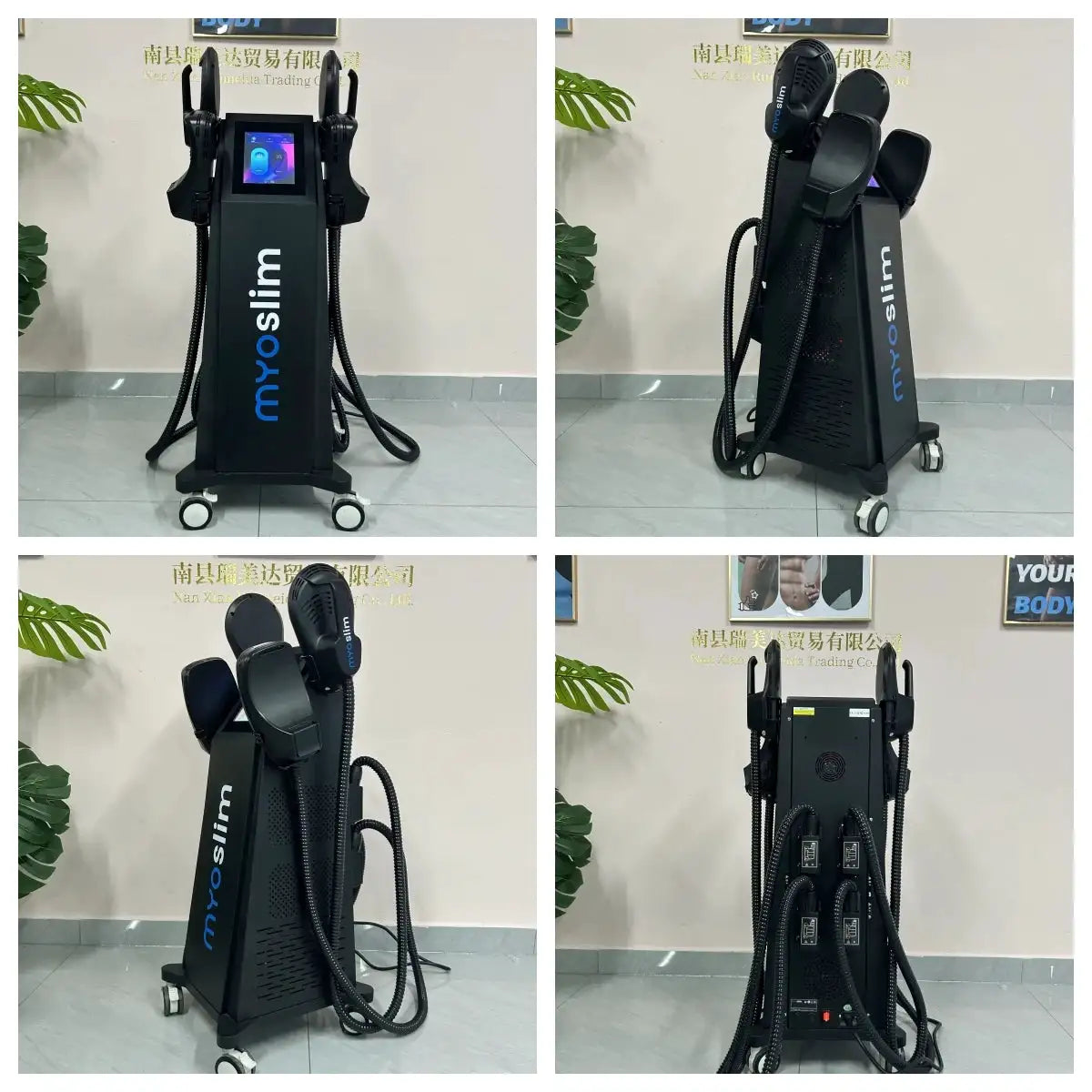 EMS Body Sculpting Machine MYOslim Muscle Building Fat Burning Abdominal Sculpting 15T 6500W Weight Lose Machine
