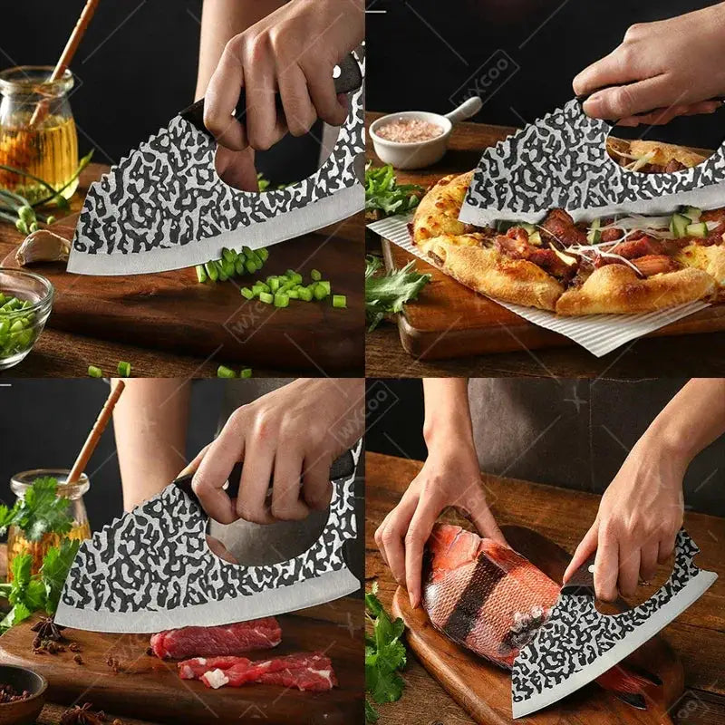 Multifunctional Handmade Forged Stainless Steel Chef Knife