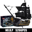 Mould King 13186 Black Pearl Ship Pirate II Building Blocks