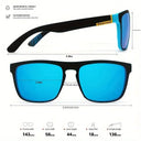 Square Polarized Sunglasses - Blocks Harsh Glare