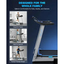 No Incline Under Desk Treadmill Bluetooth Quiet 400 Lb Capacity