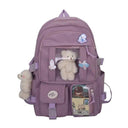 Nylon Backpack For Women Sweet Cute Classic Casual Bag