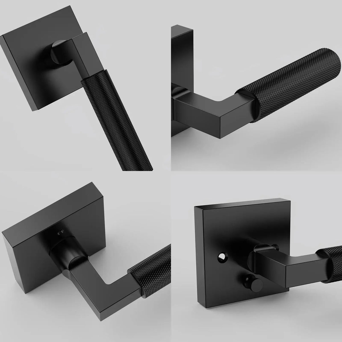 Interior Knurled Door Handle - Secure — product view 4