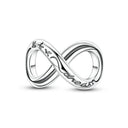 Silver Charm Pendant Celtic Dragon