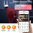 KERUI Wireless PTZ CCTV Camera Enhanced Clarity Outdoor Security