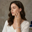 Sparkling Flower Moissanite Ring