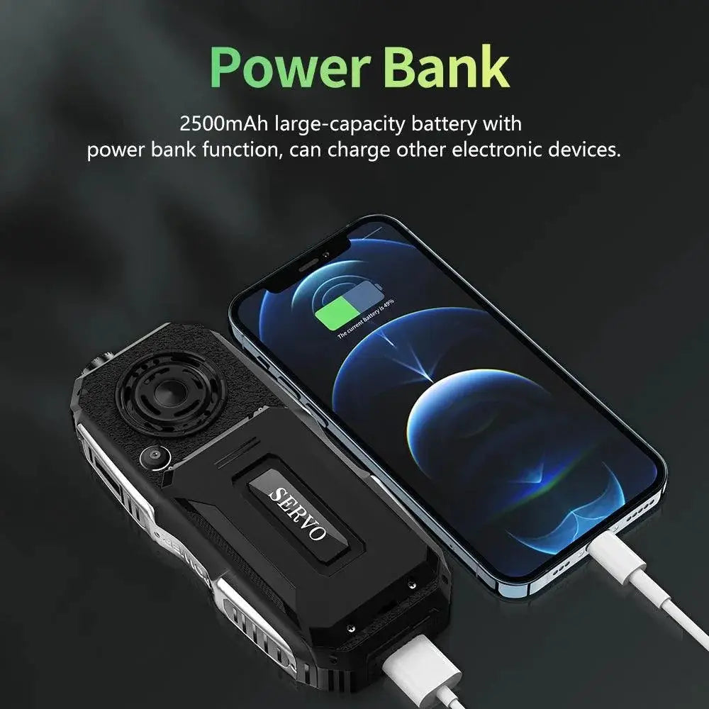 Servo F4 Triple SIM Magic Voice Power Bank Mobile Phone