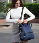 Versatile 3-in-1 Women's Backpack Tote Shoulder Bag Style