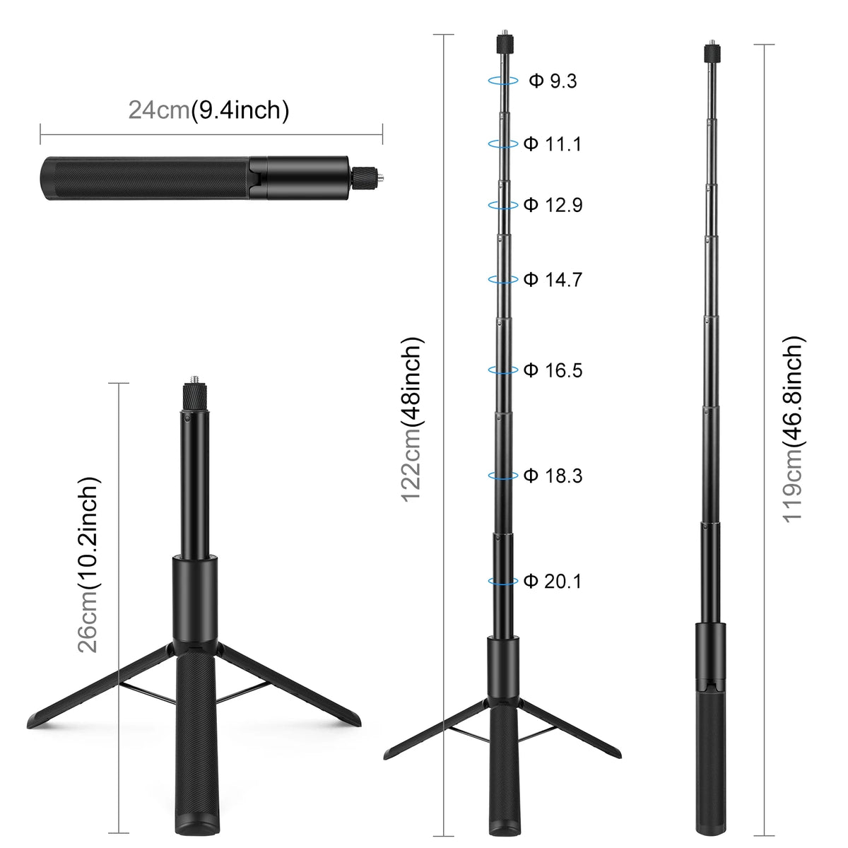 Puluz Tripod Steadier Anywhere