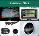 Clear Rear View Camera for VW Golf 6 7 8