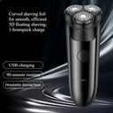 Electric Razor - Rechargeable Rotary Shaving