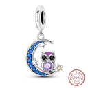 Sterling Silver Moon Mermaid Turtle