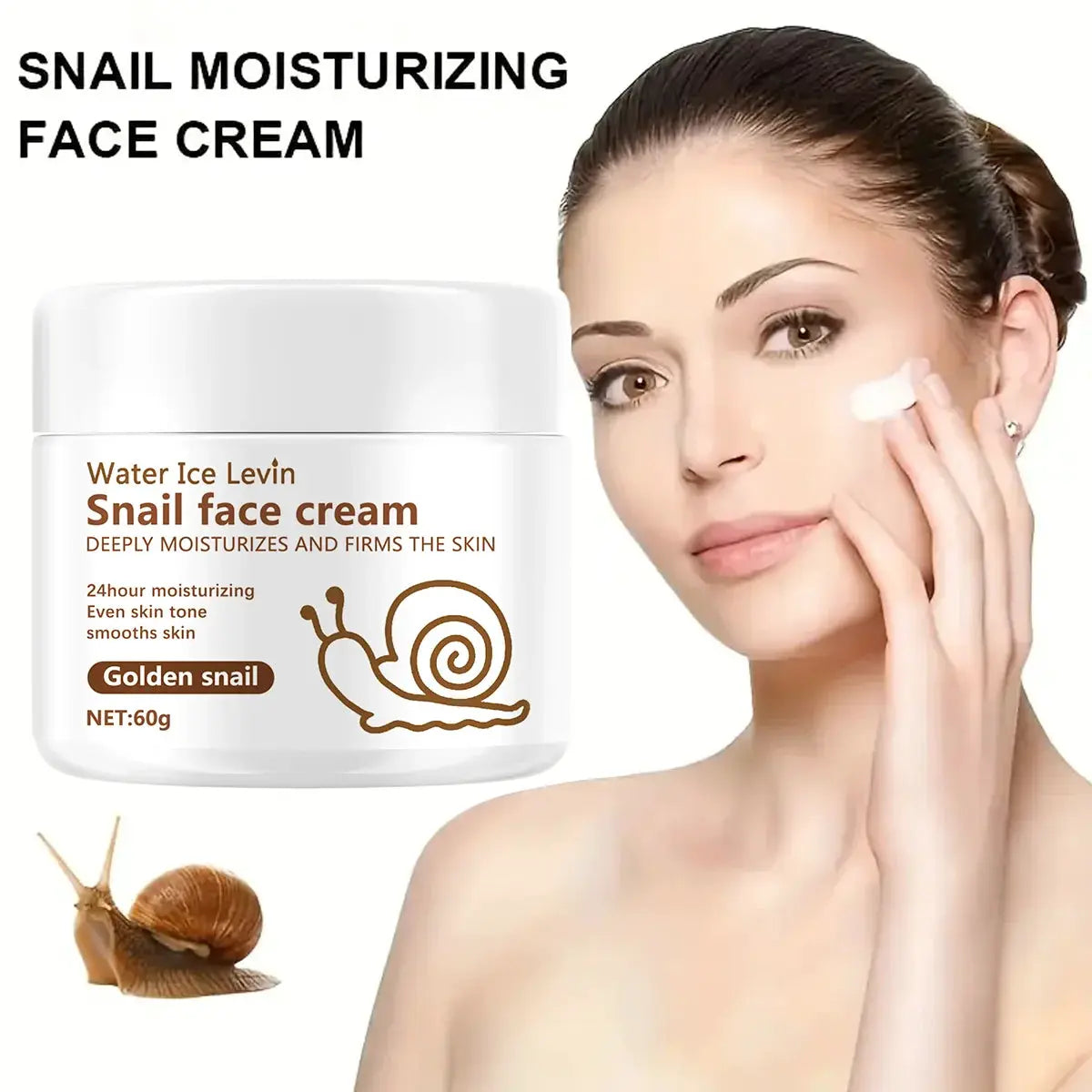 Snail Anti-aging Cream Collagen Moisturizing Nourish Repair Face Damaged Lift Firm Smooth Bright Whitening Skin Care