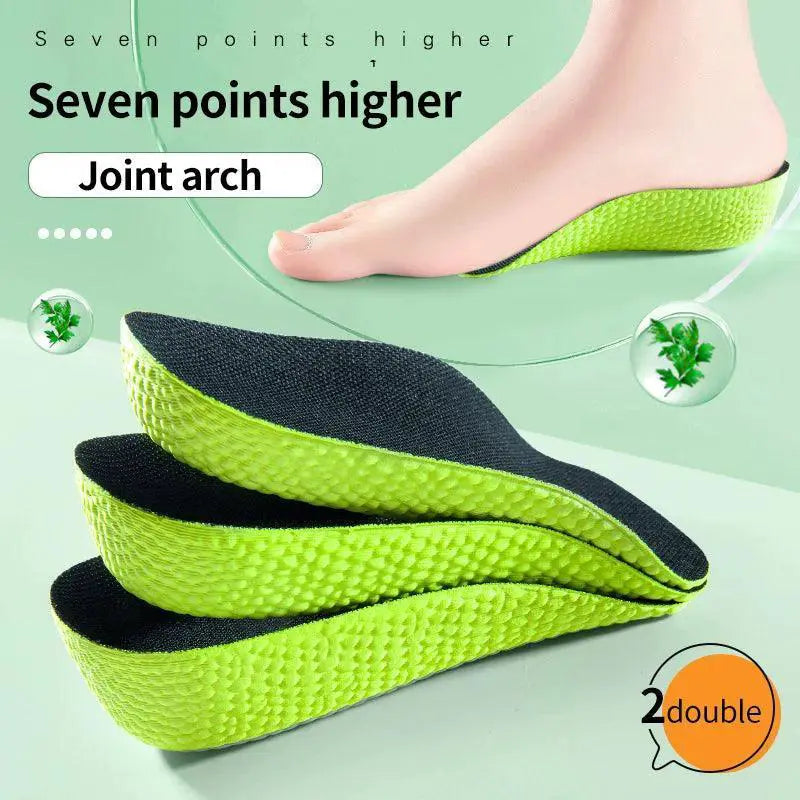 Height Enhancing Arch Support Insoles for Comfort Boost