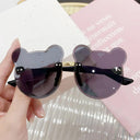 Adorable Cartoon Bear Sunglasses for Kids UV400 Protection