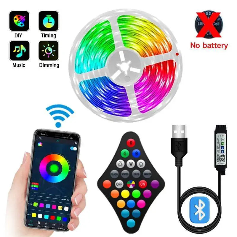 RGB Bluetooth LED Strip Light for Colorful Mood Lighting
