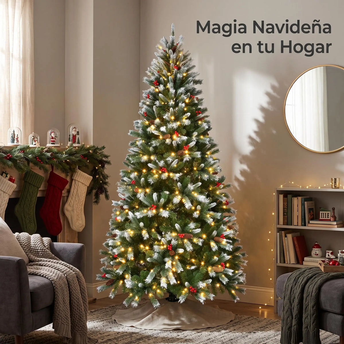Metal Artificial Festive Decor