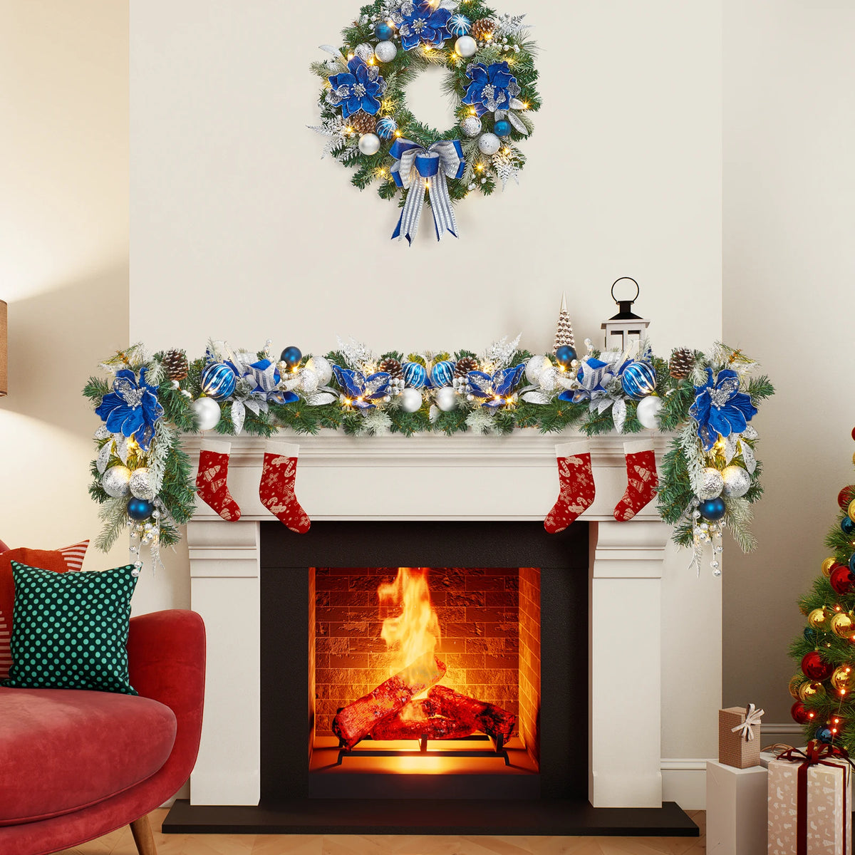 Outdoor Indoor Fireplace