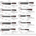 Sharp Santoku Knife Set for Home Cooks