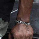 Men Women Cubanc Chain Gold Bracelet