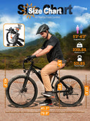 Eskute Adult Electric Mountain Bike 48v 500w