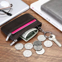 Durable Leather Wallet for Men and Coins