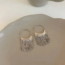 Fringe Drop Earrings for Women Copper Alloy European Jewelry