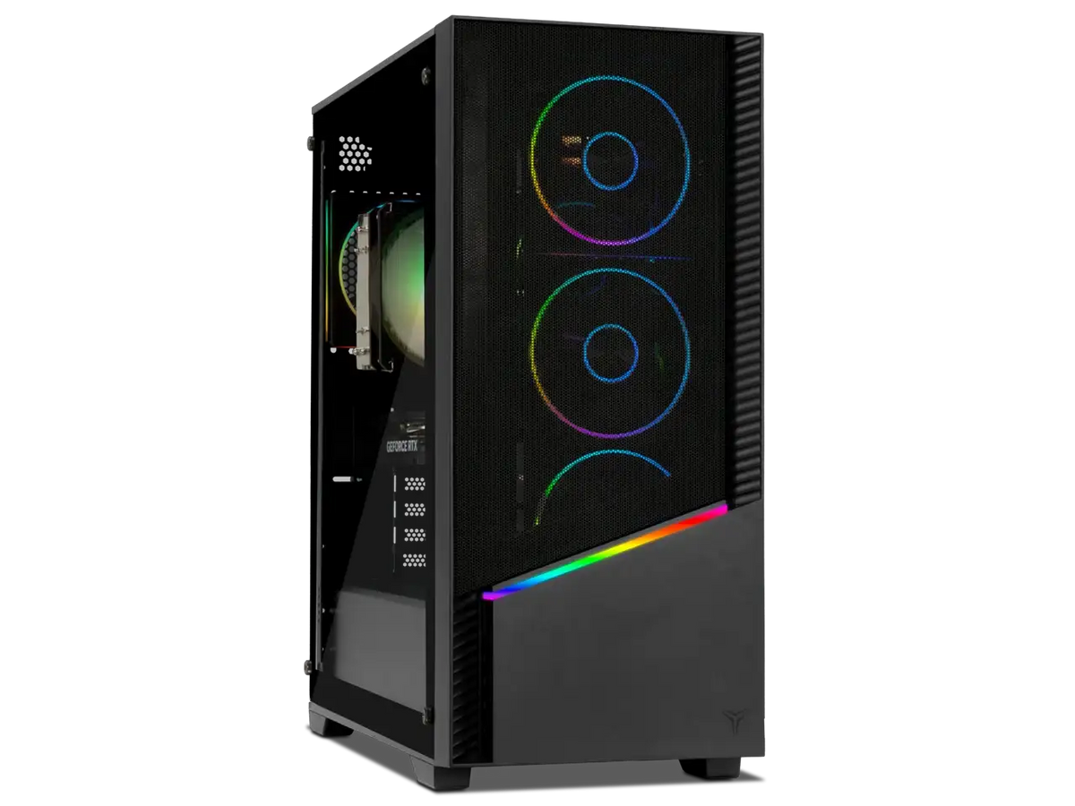 YEYIAN Gaming Desktop PC Elara Intel Core Ultra 7 265F 32GB DDR5 1TB PCIe SSD GeForce RTX 5060 Ti Windows 11 Home -  YPI-EL265FC-56TP1N