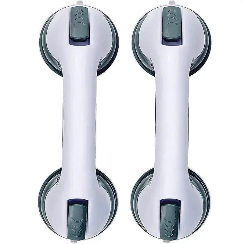 Safety Suction Cup Grab Bar With Helping Handle Bathrooms