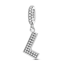 A-z Alphabet Charm Bead Sterling