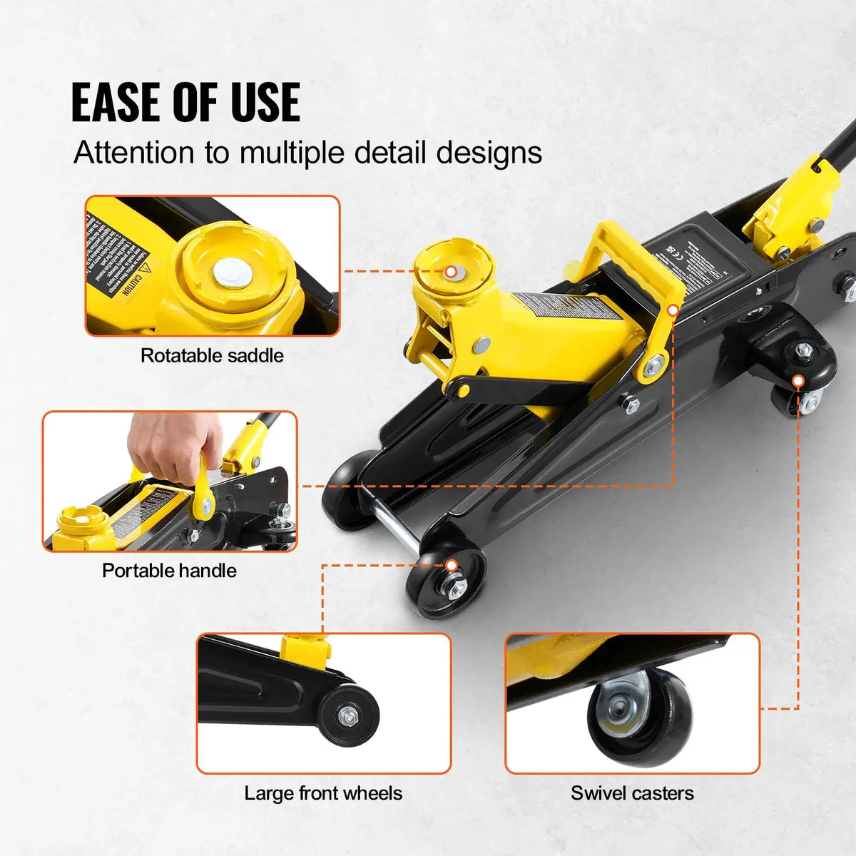 Ton Low Profile Hydraulic Floor Jack — product image 6