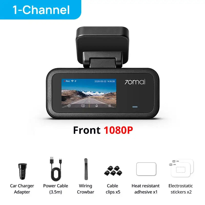 Dash Cam - Super Night Vision - 1-Channel n UP03 United States 64GB TF Card product image