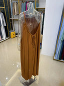 Women Strapless Backless Maxi Dress Sleepwear Loungewear Casual Loose Fit Summer