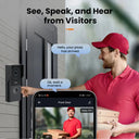Lucking Touch Screen Doorbell 1080P Secure Now