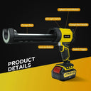 Drip-Free Caulking Gun with LED Light