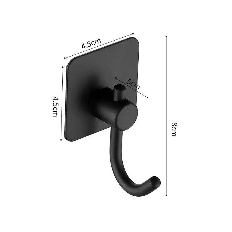 Stainless Steel Wall Hook Organizer For Towels And Keys