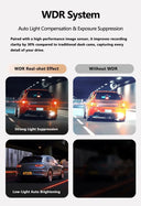 4K Dash Cam for Cars with 24/7 Parking