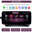 Android 12 Multimedia Player 8GB 128GB For Benz A CLA GLA