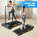 DUTRIEUX Compact Walking Pad Treadmill For Home Office Gym LED
