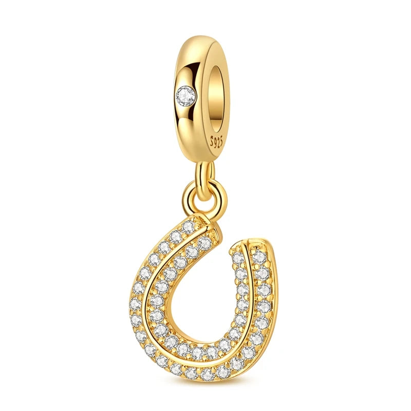 Sterling Silver Charm Pendant Beads