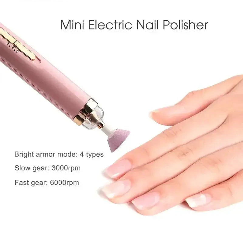 5 In 1 Electric Nail Polish Drill Machine With Light