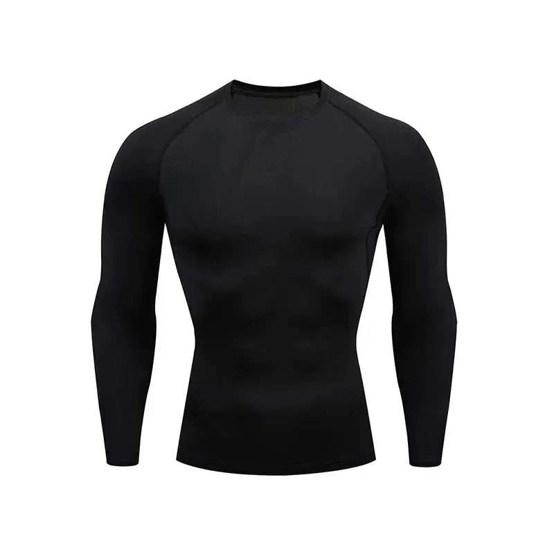 Fitness Clothing Mens Long Sleeve Running Basketball T Shirt