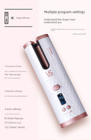 VS Sassoon Long Hair Full-Automatic Hair Curler Portable