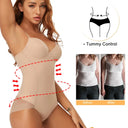 Sculpting Women's Bodysuit Shapewear with Built-in Bra & Tummy Control